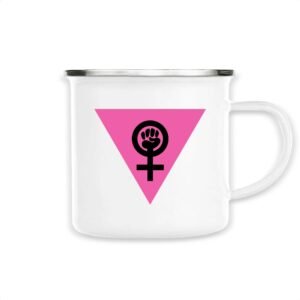 Mug émaillé - Girl Power Féministe