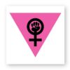 Sticker découpe carré pack de 20 - Girl Power Féministe