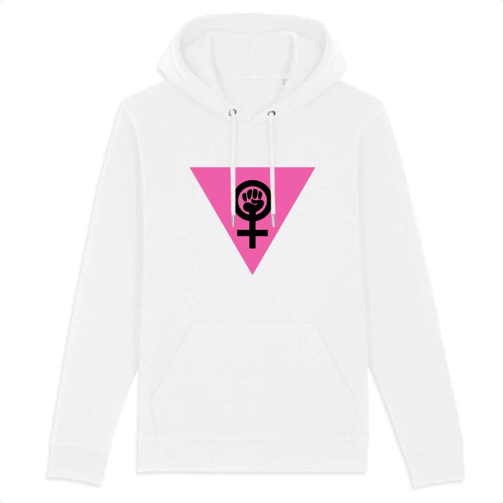 Sweat à capuche BIO Unisexe - Girl Power Féministe