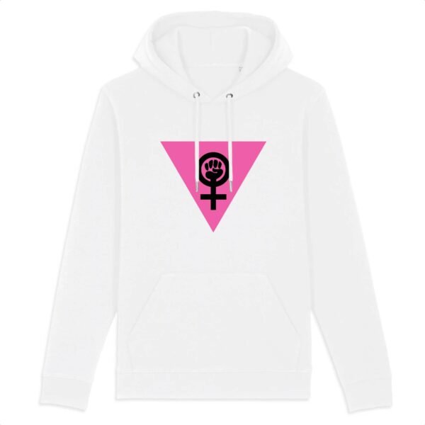 Sweat à capuche BIO Unisexe - Girl Power Féministe