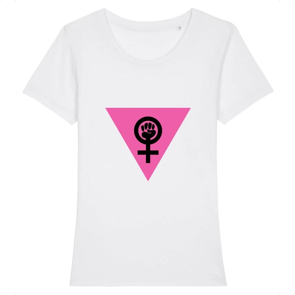 T-shirt Femme 100% Coton BIO - Girl Power Féministe