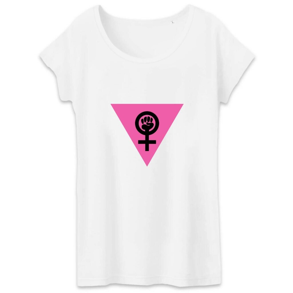 T-shirt Femme 100% Coton BIO - Girl Power Féministe