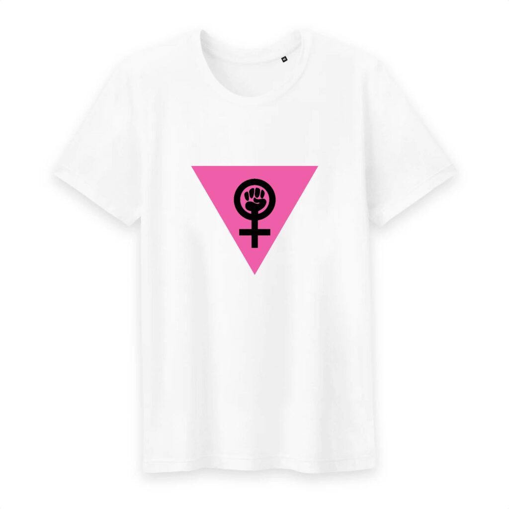 T-shirt Homme Col rond 100% Coton BIO - Girl Power Féministe
