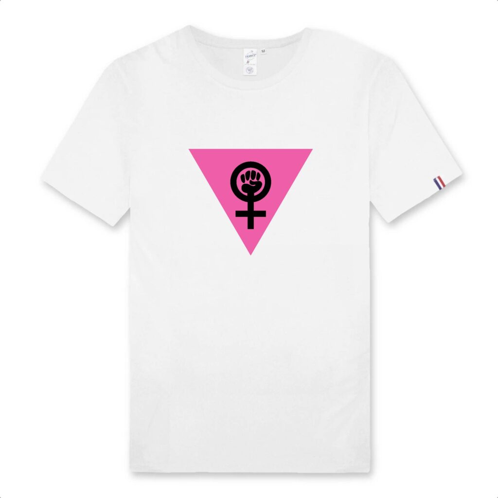 T-shirt Homme Made in France 100% Coton BIO - Girl Power Féministe