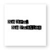 Sticker découpe carré pack de 100 - No Bra, No Panties