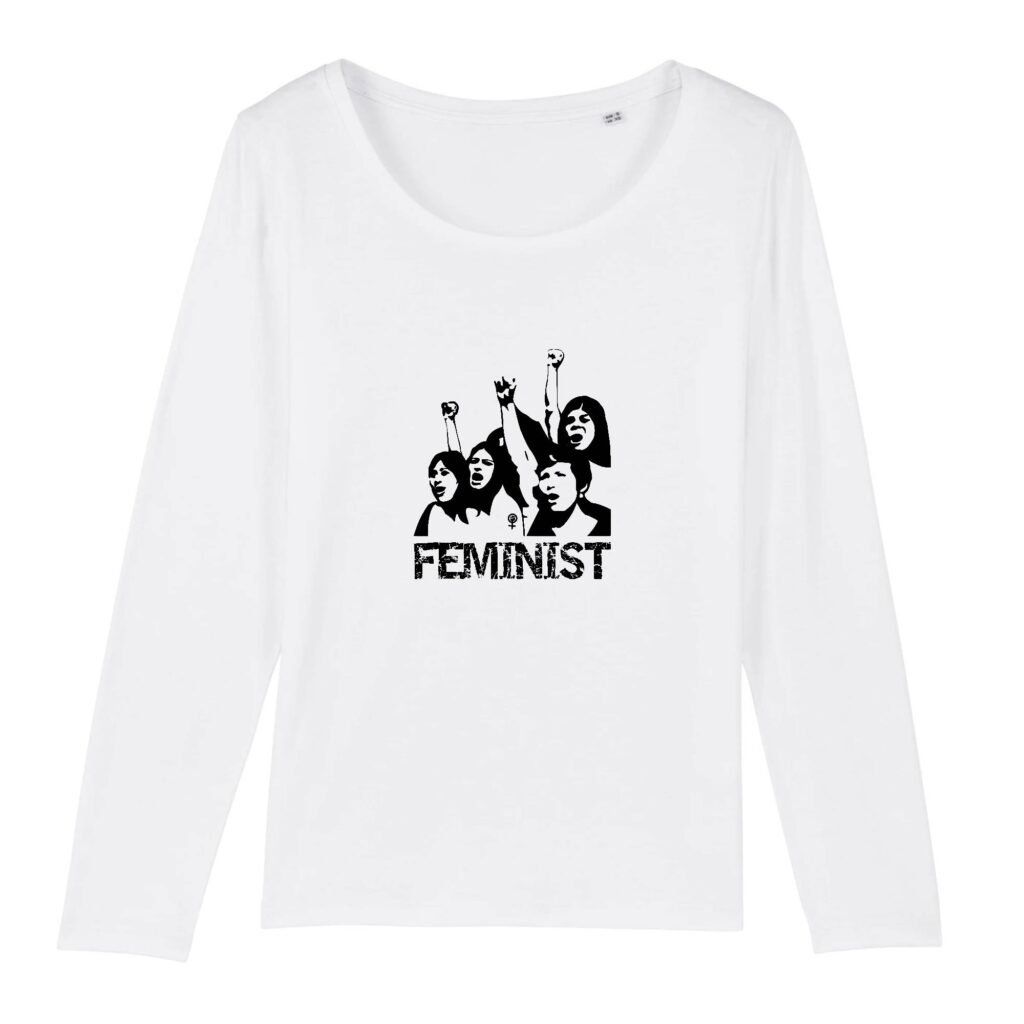 T-shirt Femme manches longues - Femmes manifestez-vous