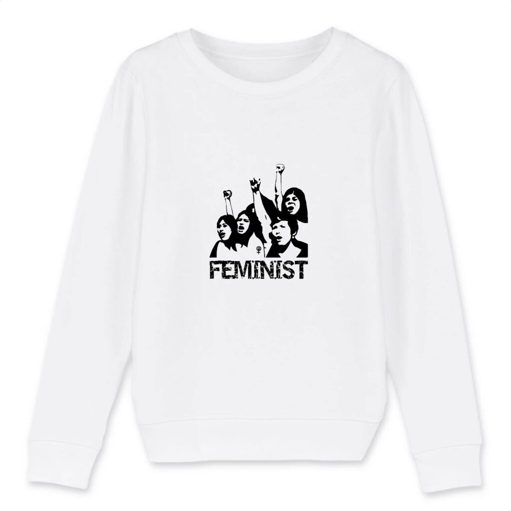 Sweat-shirt Enfant Bio - Femmes manifestez-vous