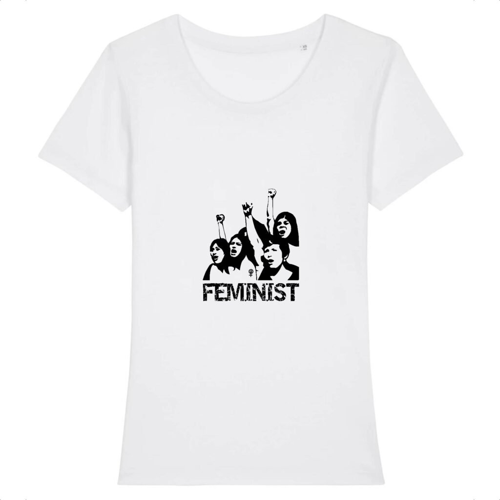 T-shirt Femme 100% Coton BIO - Femmes manifestez-vous