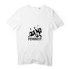 T-shirt Homme Col V 100 % coton bio - Femmes manifestez-vous