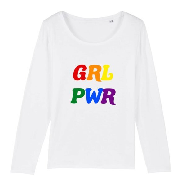 T-shirt Femme manches longues - GRL PWR Multicolore