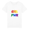 T-shirt Enfant Coton bio - GRL PWR Multicolore