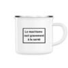 Mug émaillé - Le machisme nuit à la santé