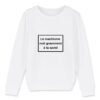 Sweat-shirt Enfant Bio - Le machisme nuit à la santé