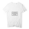 T-shirt Homme Col V 100 % coton bio - Le machisme nuit à la santé