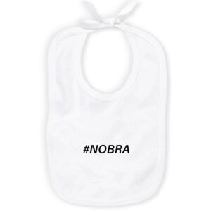 Bavoir 100% Coton Bio - #Nobra