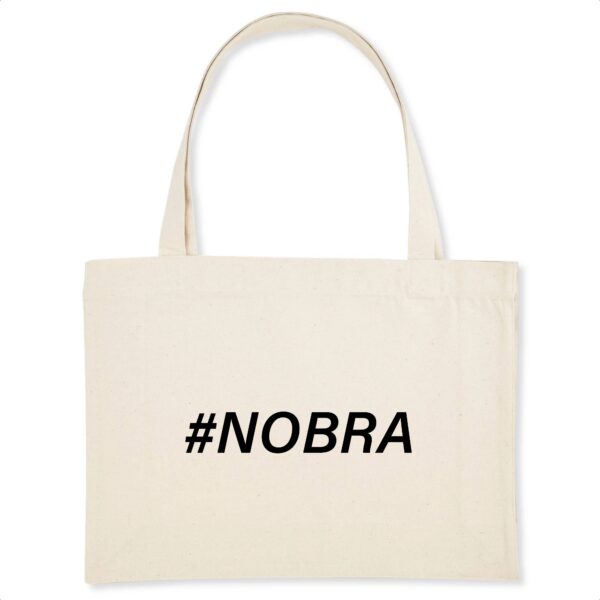 Shopping bag Coton BIO - #Nobra