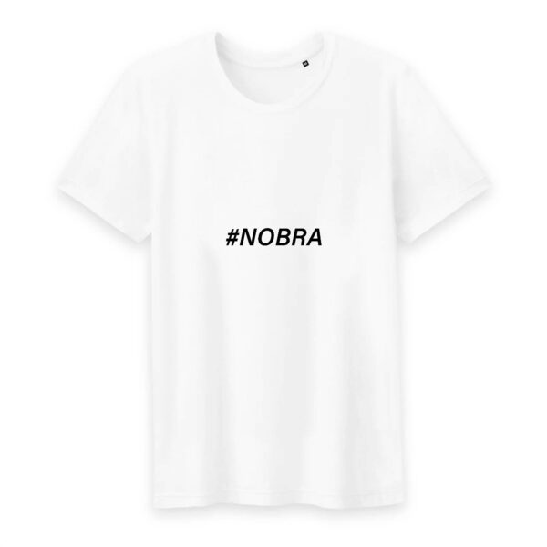 T-shirt Homme Col rond 100% Coton BIO - #Nobra