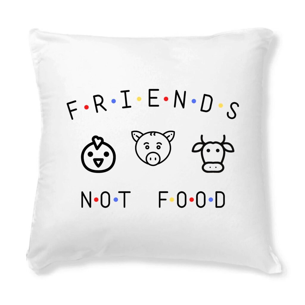 Housse de coussin seule - Animals Not FOOD
