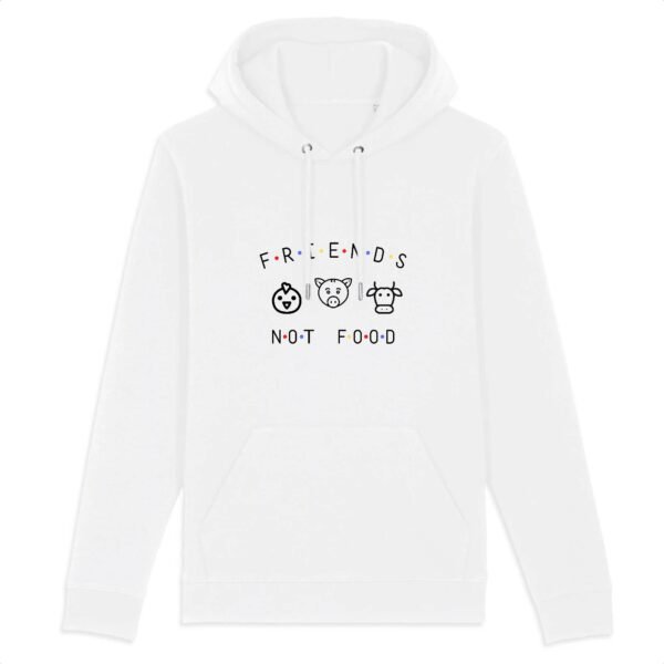 Sweat à capuche BIO Unisexe - Animals Not FOOD
