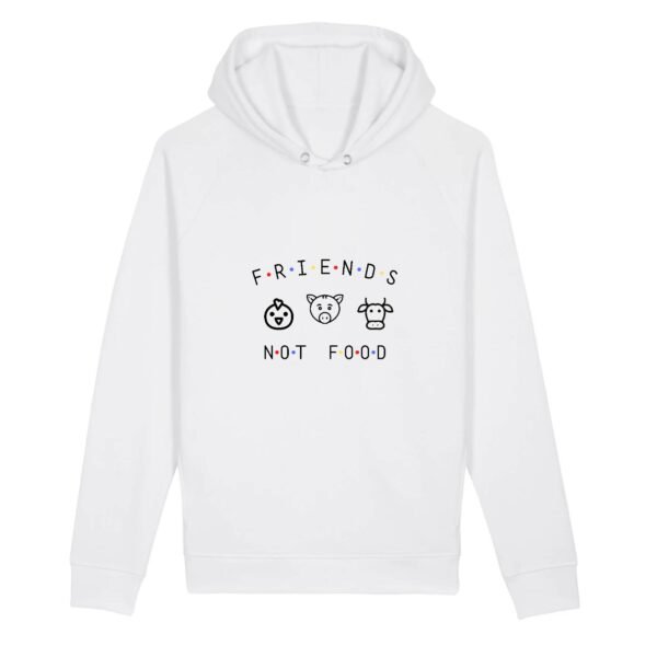 Sweat à capuche BIO Unisexe - Animals Not FOOD