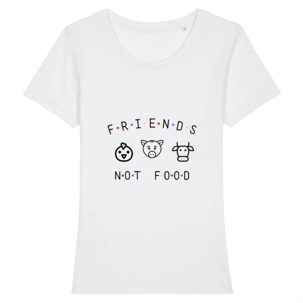 T-shirt Femme 100% Coton BIO - Animals Not FOOD