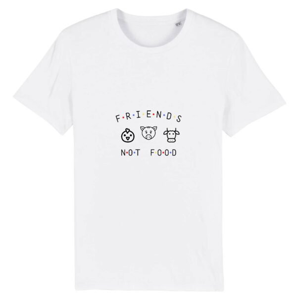 T-shirt Unisexe Coton BIO - Animals Not FOOD