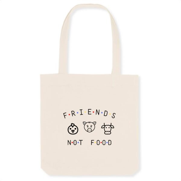 Totebag Coton BIO - Animals Not FOOD