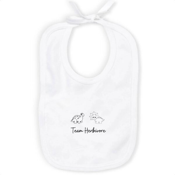 Bavoir 100% Coton Bio - Team Herbivore