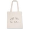 Totebag 100% coton BIO - Team Herbivore