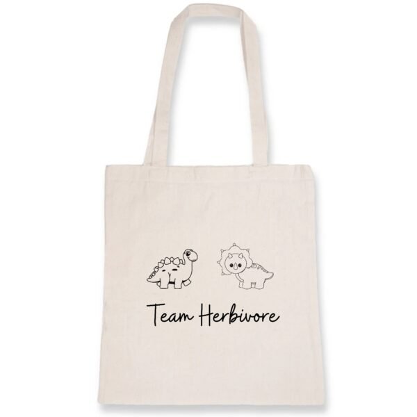 Totebag 100% coton BIO - Team Herbivore