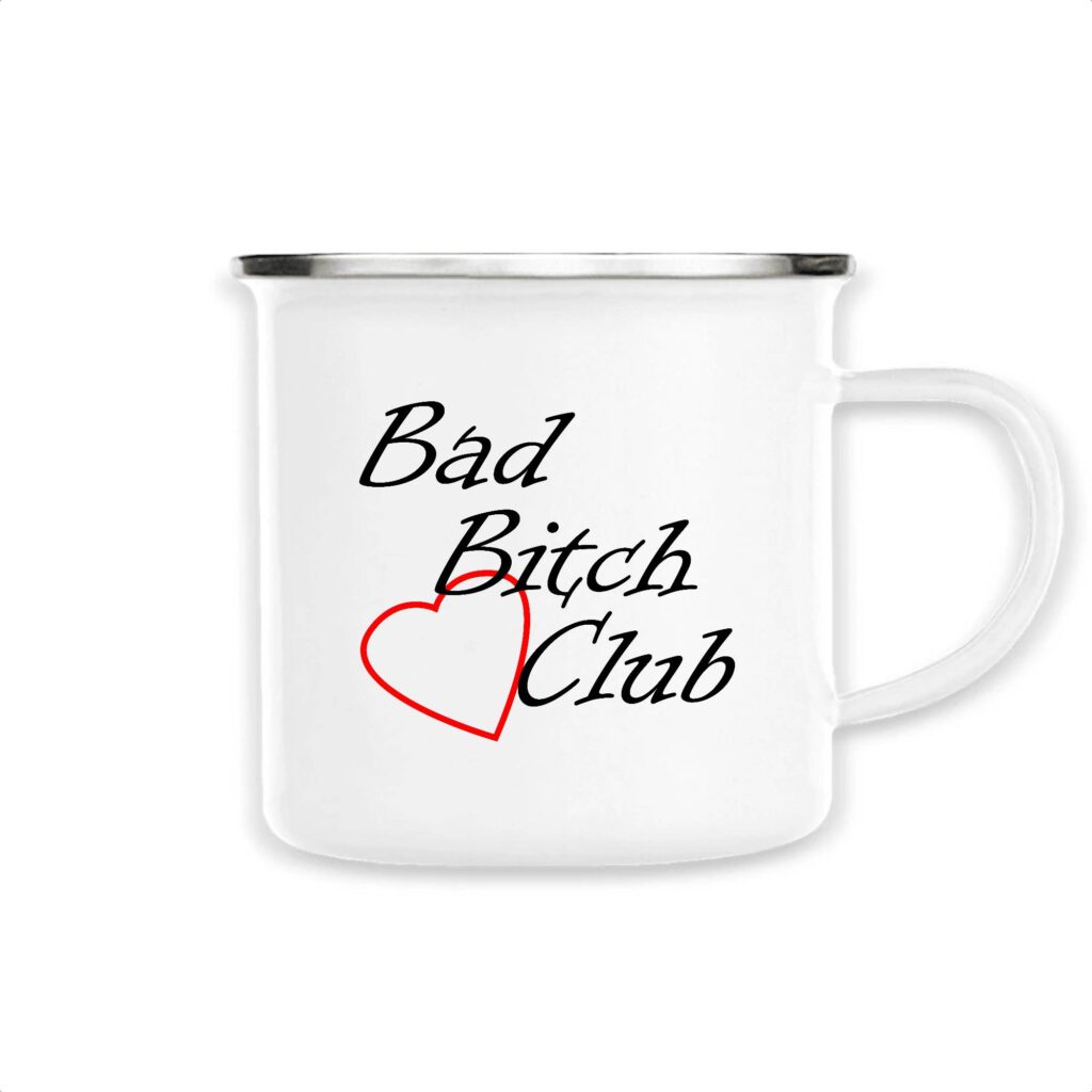 Mug émaillé - Bad Bitch Club