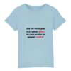 T-shirt Enfant Coton bio - Travailler plus, gagner moins