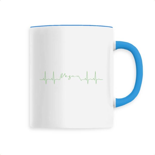 Mug céramique - Vegan fréquence cardiaque