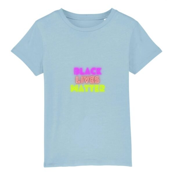T-shirt Enfant Coton bio - Black Lives Matter Neon