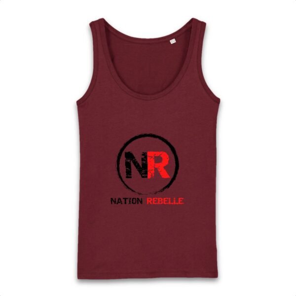 Débardeur Femme 100% Coton BIO - Nation Rebelle