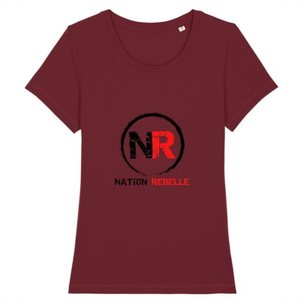 T-shirt Femme 100% Coton BIO - Nation Rebelle
