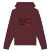 Sweat à capuche BIO Unisexe - Travailler plus, gagner moins