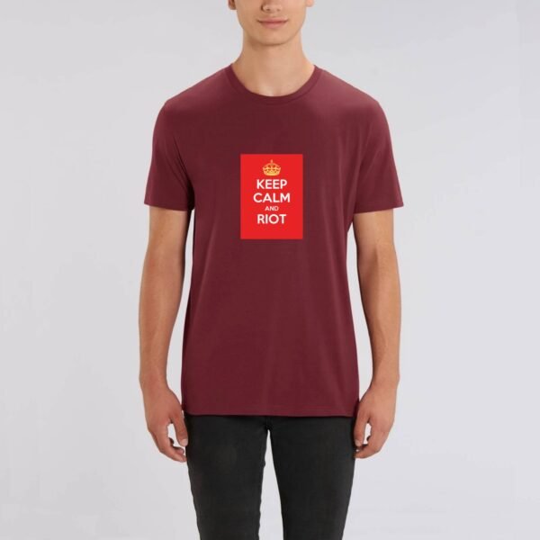 T-shirt Unisexe Coton BIO - Keep Calm and Riot