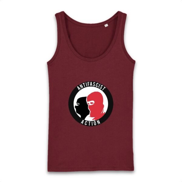 Débardeur Femme 100% coton Bio - Antifa Cagoule