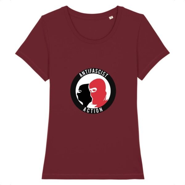T-shirt Femme 100% Coton BIO - Antifa Cagoule