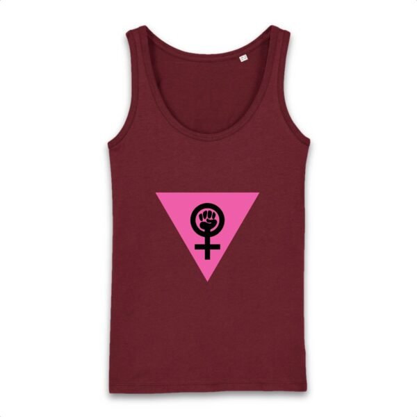 Débardeur Femme 100% coton Bio - Girl Power Féministe