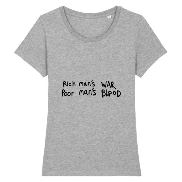 T-shirt Femme 100% Coton BIO - War & Blood