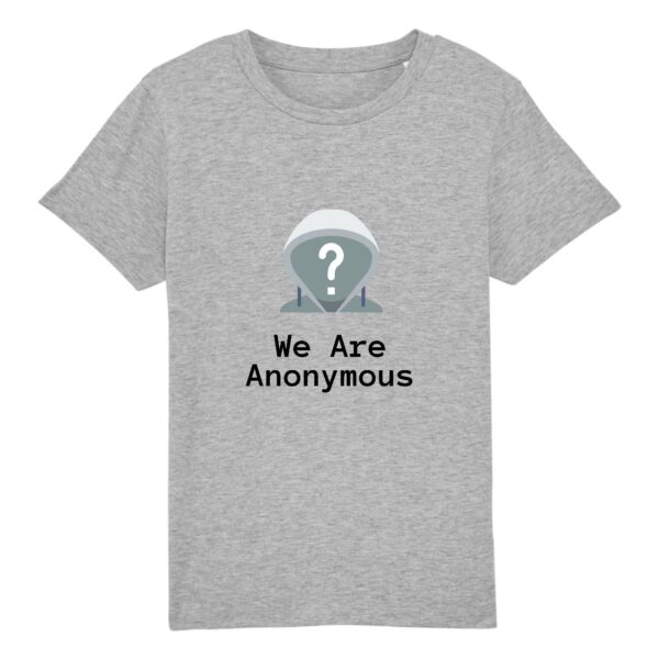 T-shirt Enfant Coton bio - We Are Anonymous