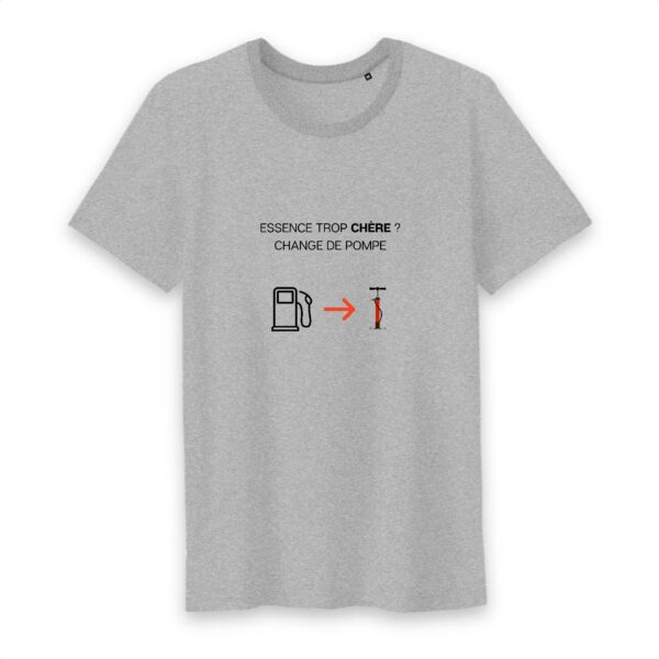 T-shirt Homme Col rond 100% Coton BIO - Change de pompe