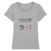 T-shirt Femme 100% Coton BIO - Change de pompe