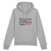 Sweat à capuche BIO Unisexe - Travailler plus, gagner moins