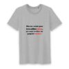 T-shirt Homme Col rond 100% Coton BIO - Travailler plus, gagner moins