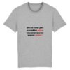 T-shirt Unisexe Coton BIO - Travailler plus, gagner moins