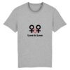T-shirt Unisexe Coton BIO - Love is Love entre femmes
