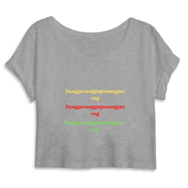 Crop Top Femme 100% Coton BIO - Znuguzung